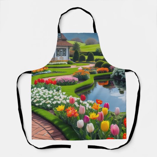tuinlandschap schort (Voorkant)