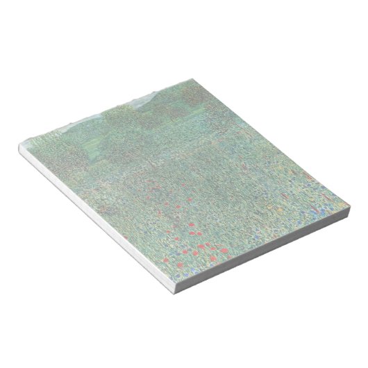 Tuinlandschap van Gustav Klimt Notitieblok (Schuin)