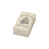 Tuinlantaarn Bloemen Boog Adres 5 Rubberstempel (Stempel)