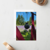 Tuinlantaarn & Lavendelveld Notitiekaartje (Voorkant / Achterkant in situ)