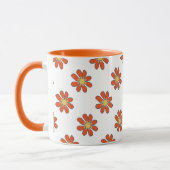 tuinlappen Floral Pattern Oranje Yellow Mok (Links)