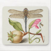 Tuinleven, Libel, Peer, Anjer en Insect Muismat (Voorkant)