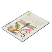 Tuinleven, Libel, Peer, Anjer en Insect Notitieboek (Linkerzijde)