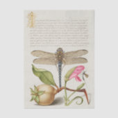 Tuinleven, Libel, Peer, Anjer en Insect Tissuepapier (Voorkant)
