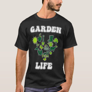 Tuinleven Plant Rake Watering Garden Flower Pot T-shirt