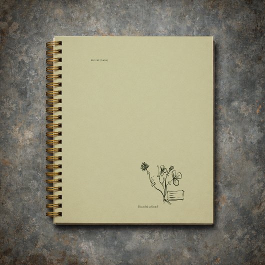 Tuinlezer Geschenk voor Botanische Dark Academia Planner