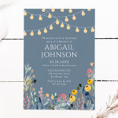 Tuinlichten en Wildbloemen Pensioenfeest Kaart