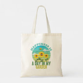 Tuinliefhebber Botanische Bloem Graphic Tote Bag (Achterkant)