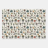  tuinliefhebbers feest betegeld inpakpapier vel (Voorkant 2)