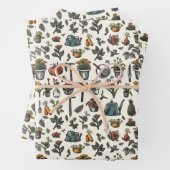  tuinliefhebbers feest betegeld inpakpapier vel (In situ)