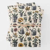 tuinliefhebbers feest betegeld inpakpapier vel (In situ)