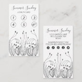 Tuinlijn Kunsttuinbokken Planten Wildbloemen Icons Klantenkaartje (Voorkant / Achterkant)