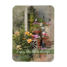 Tuinmagneet in cottage stijl