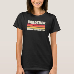 Tuinman Bedroefd Retro Vintage Stijl T-shirt