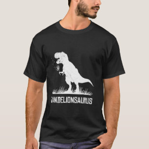 Tuinman DANDELION SAURUS Paardenbloem Grappige Paa T-shirt