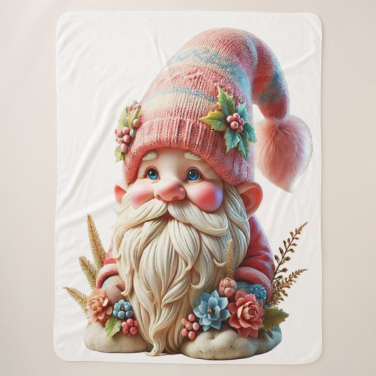 Tuinman elfje sherpa deken (Voorkant)