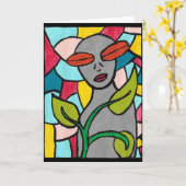 "Tuinman " Kaart (Gele Bloem)