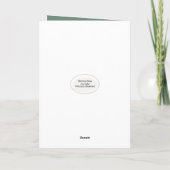 Tuinman Konijn Verjaardag Kaart (Achterkant)