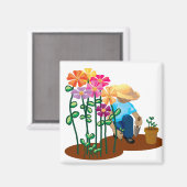 tuinman magneet (Voorkant / Achterkant)