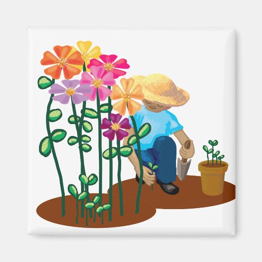 tuinman magneet (Voorkant)