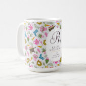 Tuinman Monogram Grijs Koffiemok (Voorkant links)
