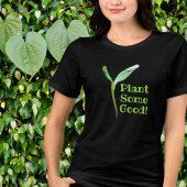 Tuinman Plant wat goede zaailing zwart Tri-Blend Shirt