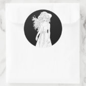 Tuinman Ronde Sticker (Tas)