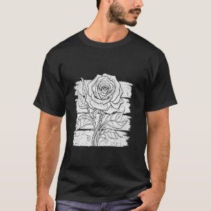 Tuinman ROZEN Retro Rozen Tuin Grappige Rozen T-shirt