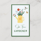 Tuinman service visitekaartje (Voorkant)