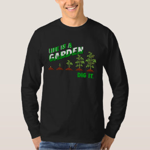 Tuinman tuinbouw tuinieren landschapsarchitectuur t-shirt