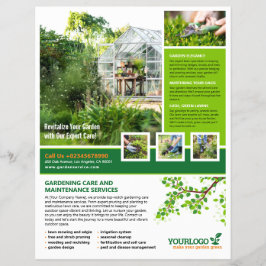 Tuinman, Tuincentrum, Lawn Care Flyer