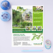 Tuinman, Tuincentrum, Lawn Care Flyer (Enkel)