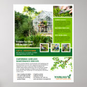 Tuinman, Tuincentrum, Lawn Care Poster (Voorkant)