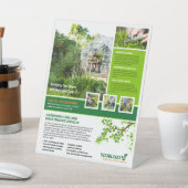 Tuinman, Tuincentrum, Lawn Care Reclamebord Met Voetstuk (Insitu)