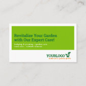 Tuinman, Tuincentrum, Lawn Care Visitekaartje (Voorkant)