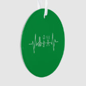 Tuinman - Tuingereedschap Heartbeat Gardener Gift Ornament (voorkant)