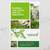 Tuinman, Tuinieren Diensten, Lawn Care DL Flyer (Voorkant)