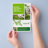 Tuinman, Tuinieren Diensten, Lawn Care DL Flyer (Hand)