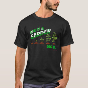 Tuinman tuinieren tuinieren landschapsarchitectuur t-shirt