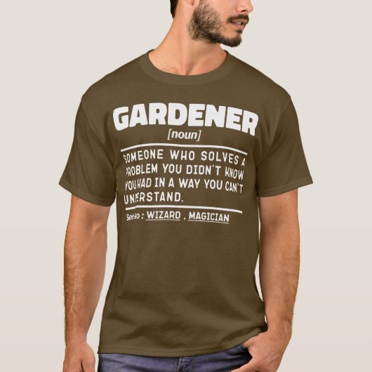 Tuinman Zelfstandig naamwoord Tuin Liefde Cool Tui T-shirt (Voorkant)