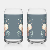 Tuinmanierturtle Aquarel Blikvorm Glas (Links)