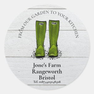 tuinmarkt aardappelen veg box ronde sticker