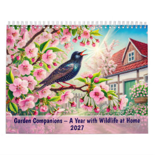 Tuinmetgezellen – Een jaar met wilde dieren thuis Kalender