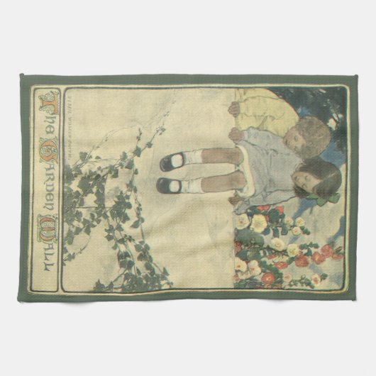 Tuinmuur Jessie Willcox Smith,  kinderen Theedoek (Horizontaal)