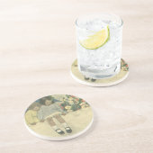 Tuinmuur Jessie Willcox Smith,  kinderen Zandsteen Onderzetter (Zijkant)