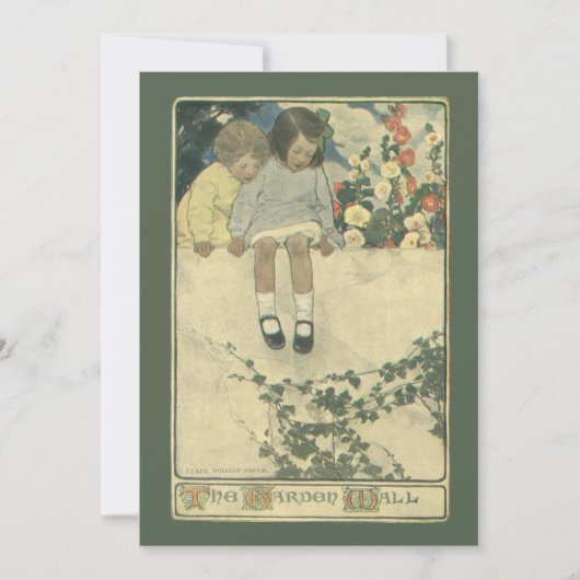 Tuinmuur Jessie Willcox Smith, Oude Kinderen Kaart (Voorkant)