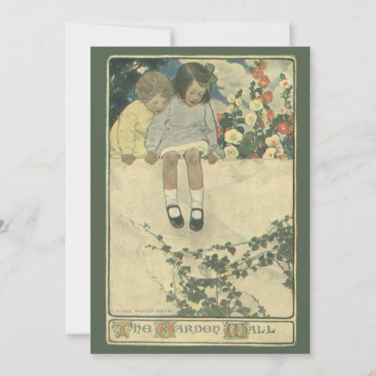 Tuinmuur Jessie Willcox Smith, Vintage Kinderen (Voorkant)