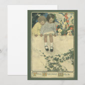 Tuinmuur Jessie Willcox Smith, Vintage Kinderen (Voorkant / Achterkant)