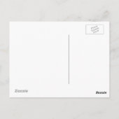 Tuinnagels op roze bloemen briefkaart (Achterkant)