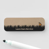 Tuinonderhoud Service Khaki & Black Dry Wissen Naamplaatje (In situ)